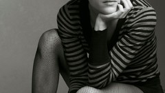 Black and white woman Actress models photo shoot selma blair 