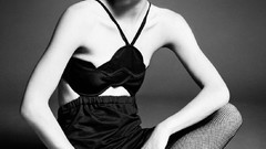 Black and white woman Actress models photo shoot selma blair 