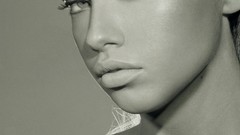 Black and white woman adriana lima