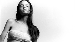 Black and white woman Angelina Jolie monochrome Actress