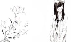 Black and white woman anime girls