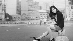 Black and white woman asians Viet Nam