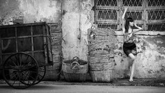 Black and white woman asians Viet Nam