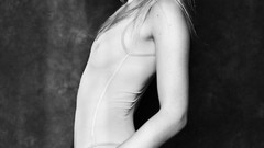 Black and white woman ass monochrome