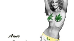 Black and white woman blondes bikini presenter anne igartiburu