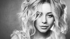 Black and white woman blondes models Tina Karol