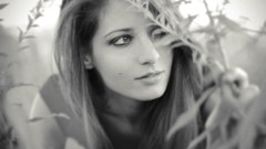 Black and white woman brunettes