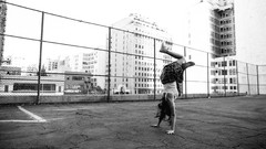 Black and white woman brunettes grayscale pictorial Bekkah 