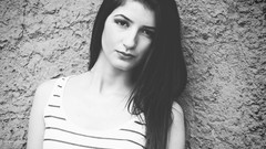 Black and white woman brunettes models