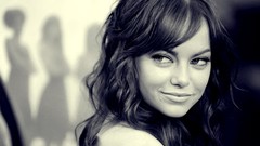 Black and white woman Celebrity emma stone