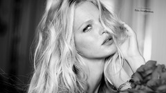 Black and white woman close-up faces blondes erin heatherton