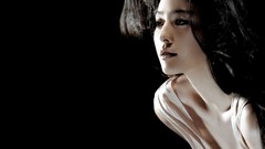 Black and white woman faces asians models