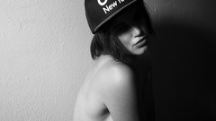 Black and white woman fashion brunettes nude boobs fashion 