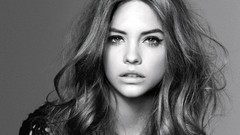 Black and white woman fashion hungary magazines barbara palvin 