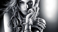 Black and white woman grayscale Monika Graube