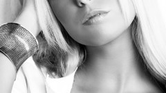 Black and white woman grayscale Sofia Arruda