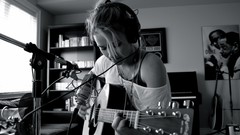 Black and white woman guitars emily osment