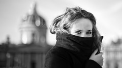 Black and white woman models