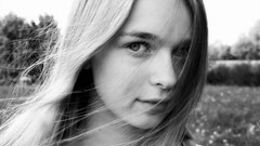 Black and white woman models