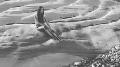 Black and white woman models