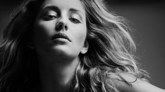 Black and white woman models sara X-Art magazine