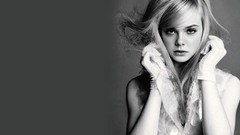 Black and white woman monochrome Actress marie teen elle 