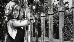 Black and white woman monochrome Actress rachel mcadams