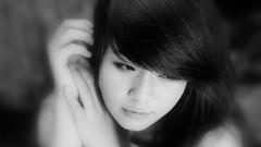 Black and white woman monochrome asians Viet Nam