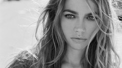 Black and white woman monochrome blondes Denise Richards