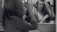 Black and white woman monochrome blondes long hair carlos nunez 