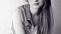 Black and white woman monochrome blondes teen