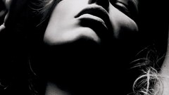 Black and white woman monochrome eva herzigova grayscale