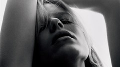 Black and white woman monochrome eva herzigova grayscale