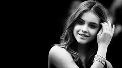 Black and white woman monochrome models barbara palvin