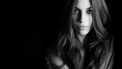 Black and white woman portraits