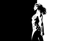 Black and white Wonder Woman comics dc comics vectors