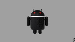 Black android Droid ice cream sandwich