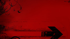 Black arrow minimalistic abstract