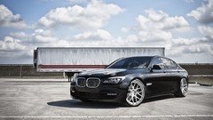 Black Auto cars BMW 7 Series