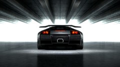Black back vehicles lamborghini murcielago