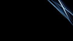 Black background abstract waves