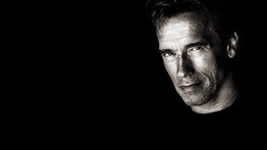 Black background Actors arnold schwarzenegger Simple Background 