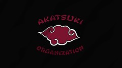 Black background akatsuki naruto shippuden