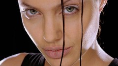 Black background Angelina Jolie