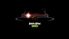 Black background angry birds video games angry birds space