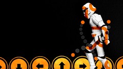 Black background arrows slide stormtroopers