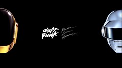 Black background daft punk Random Access Memories