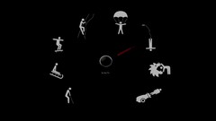 Black background digital art