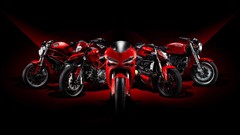 Black background Ducati vehicles motorbikes