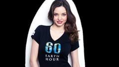 Black background Earth miranda kerr